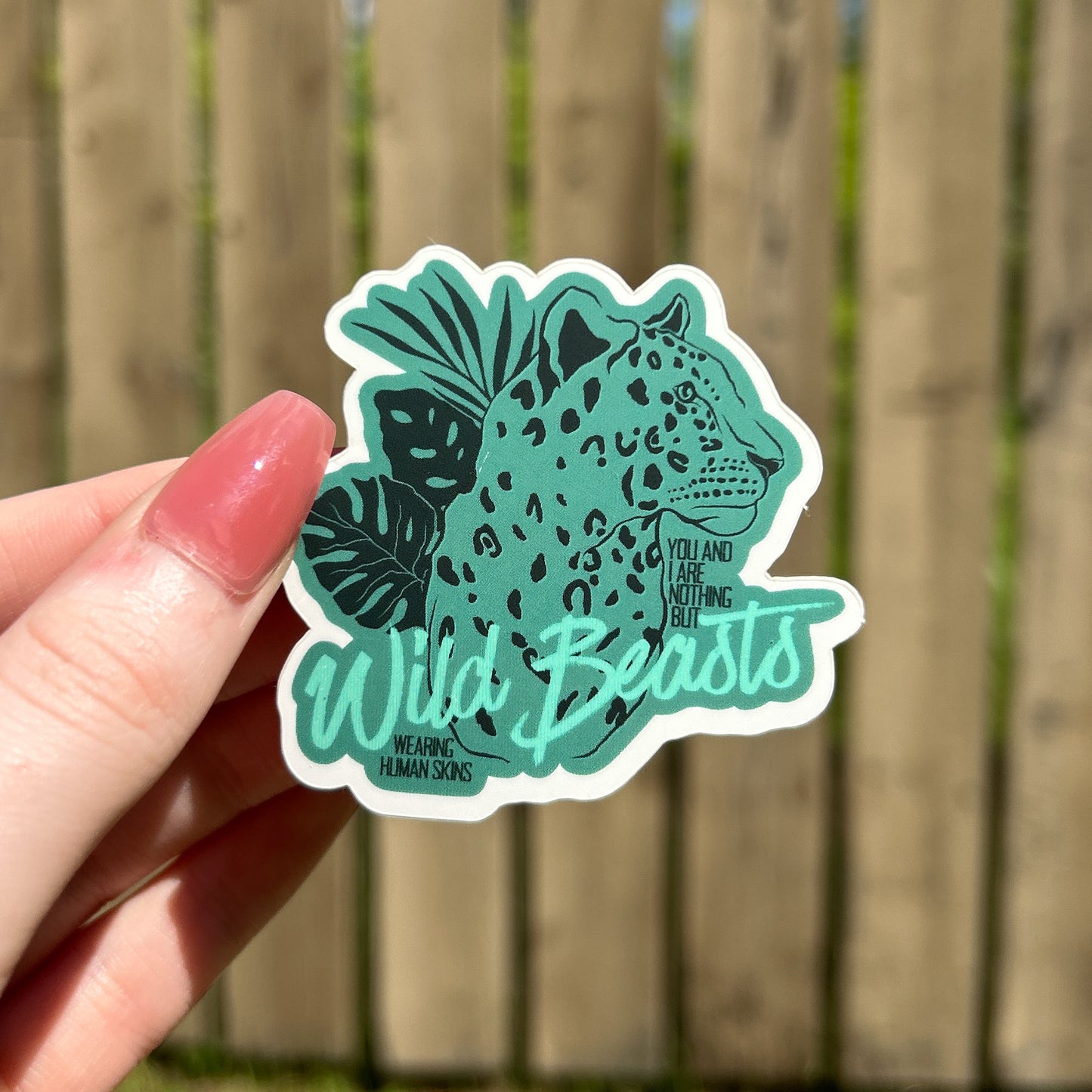 Wild beasts sticker