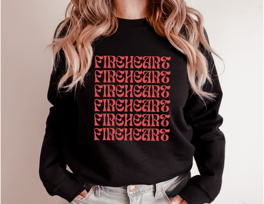 Fireheart repeating Crewneck