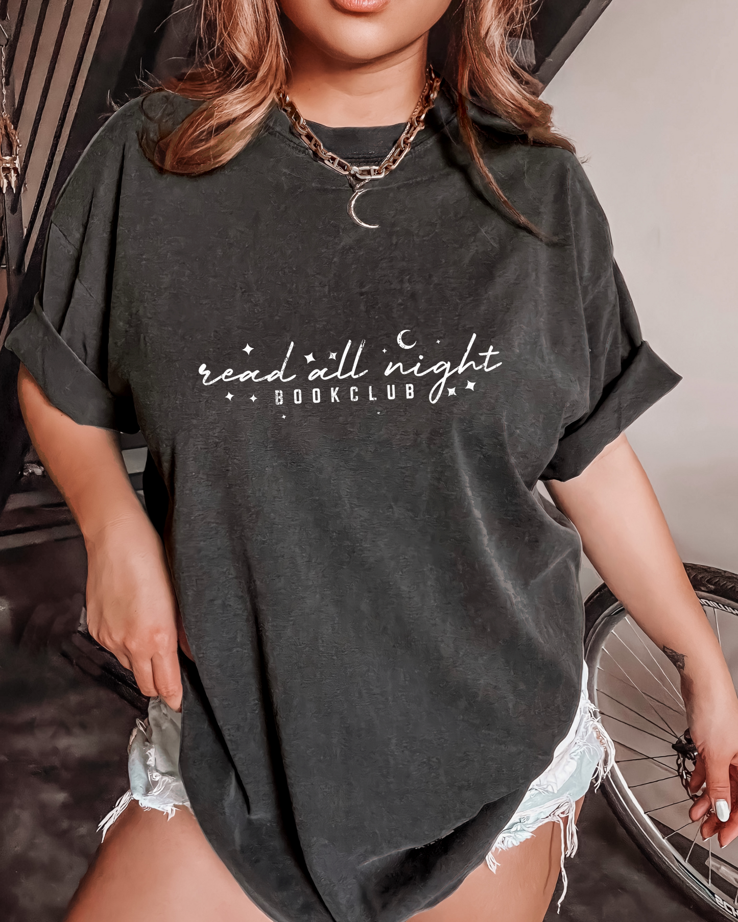 Read all night bookclub t-shirt