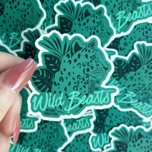 Wild beasts sticker