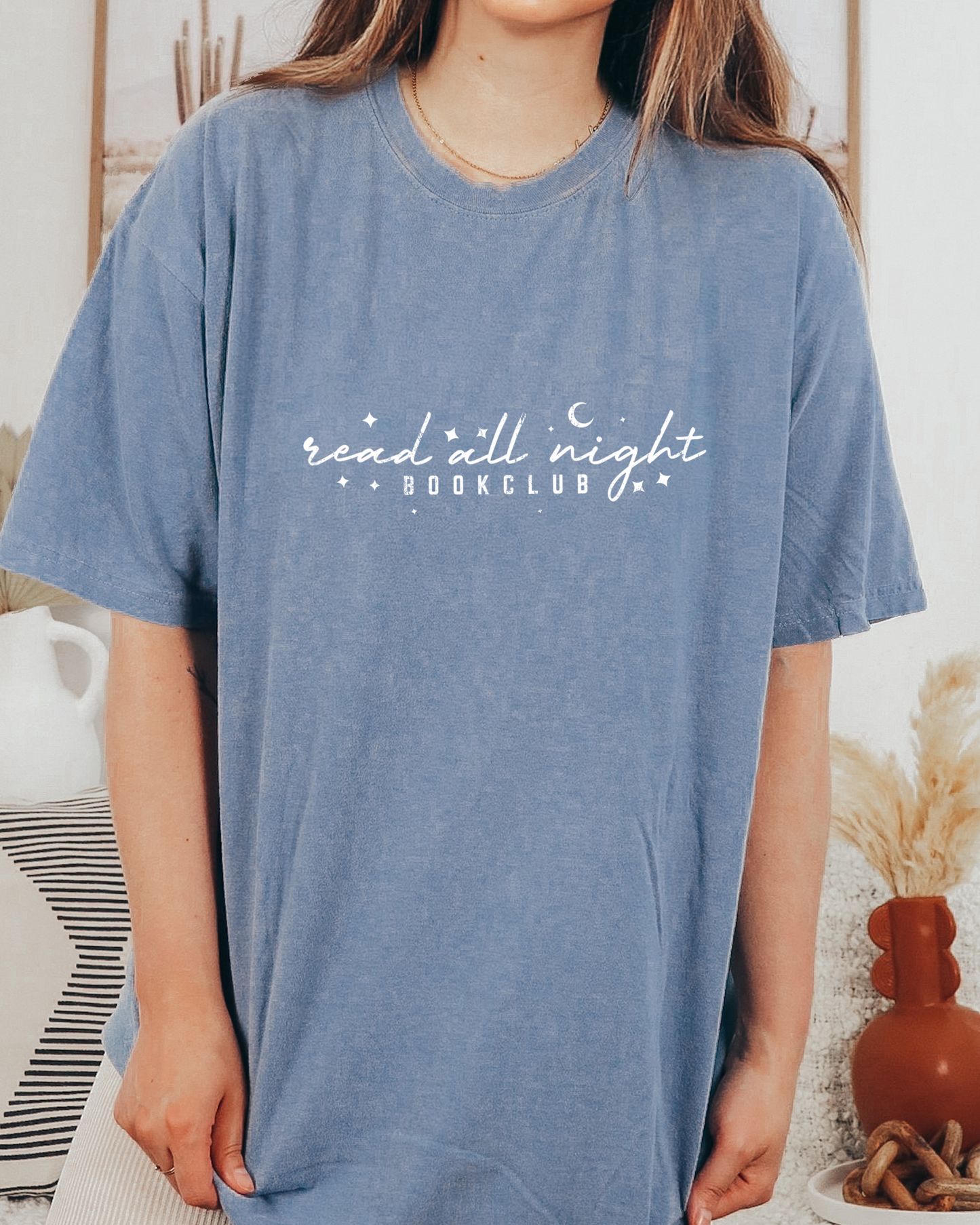 Read all night bookclub t-shirt