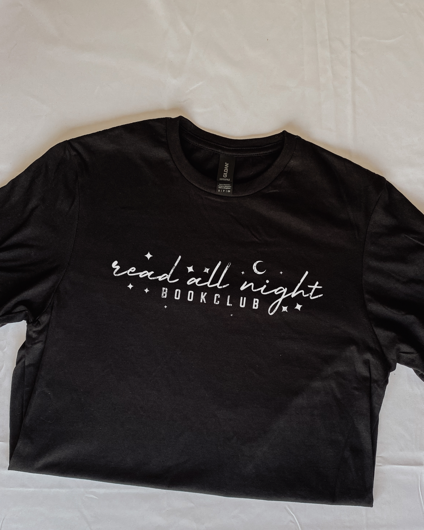 Read all night bookclub t-shirt