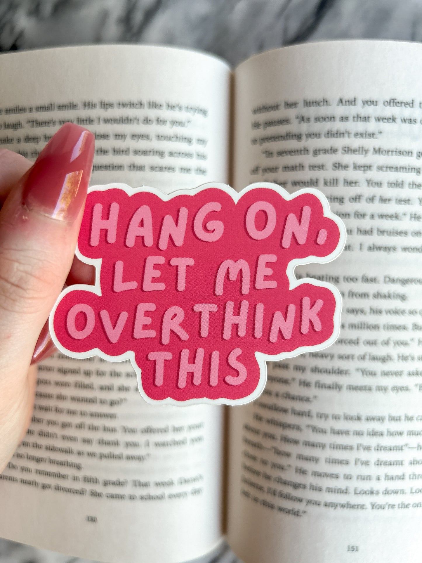 Hang on, let me overthink this sticker