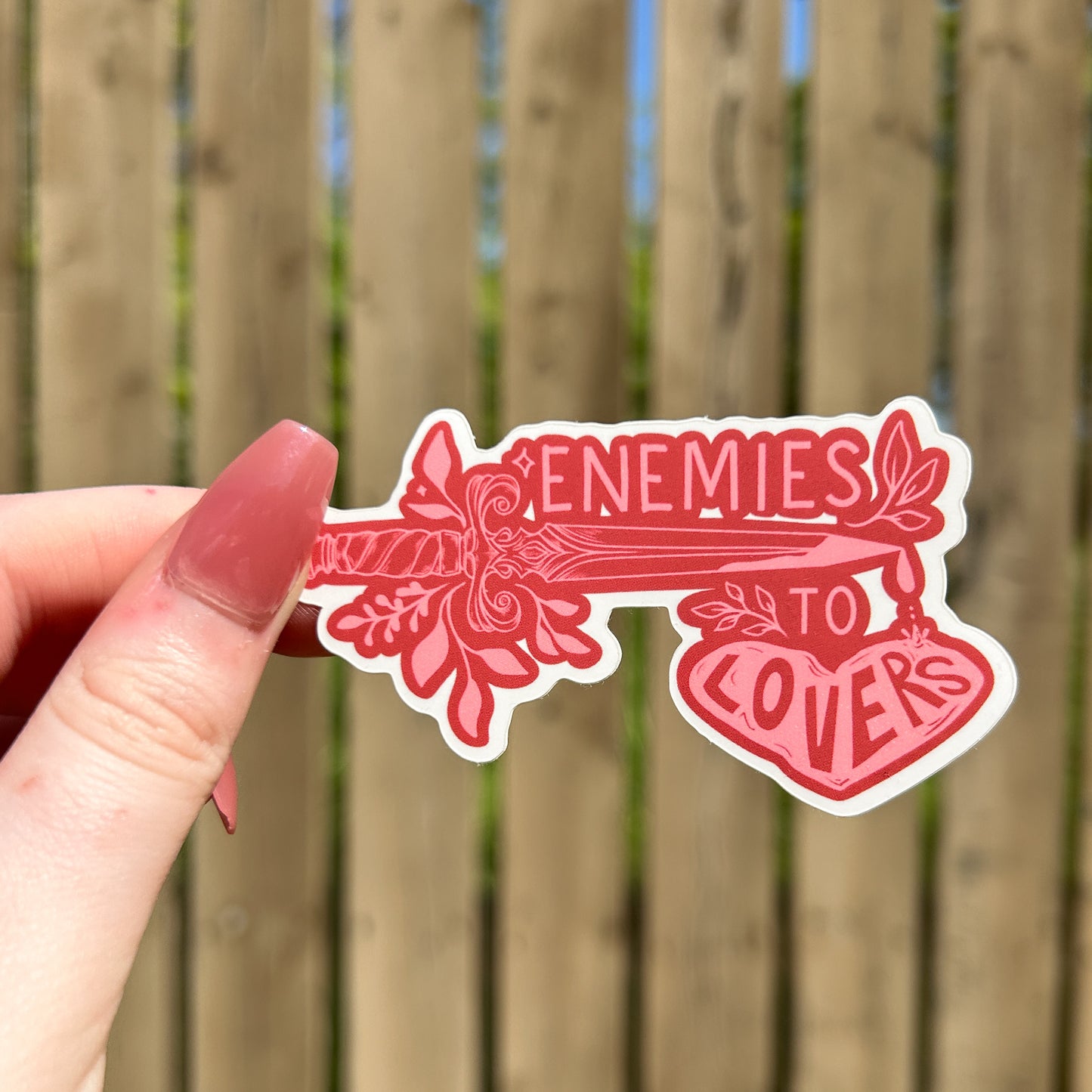 Enemies to lovers sticker