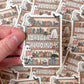 Forever reading sticker