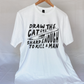 Draw the cat eye t-shirt